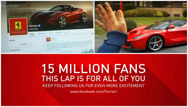 Sensasi Ferrari untuk 15 Juta Fans Facebook  