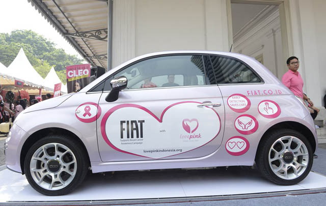 HUT ke-13, PT Garansindo Sumbang Fiat 500 'Idol Pink'