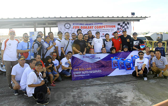 W124 MBCI Chapter Jakarta Gelar Kompetisi Gokart  