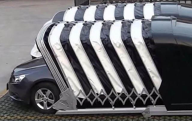 Wah, Garasi Portabel Ini Bisa Jadi Solusi Praktis Mobil Anda!  