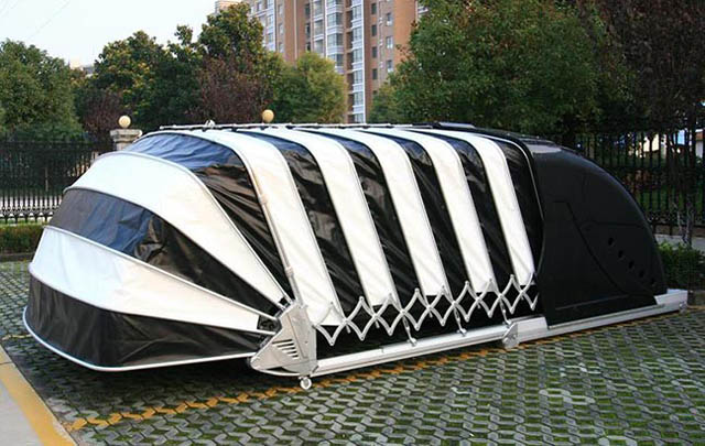 Wah, Garasi Portabel Ini Bisa Jadi Solusi Praktis Mobil Anda!  