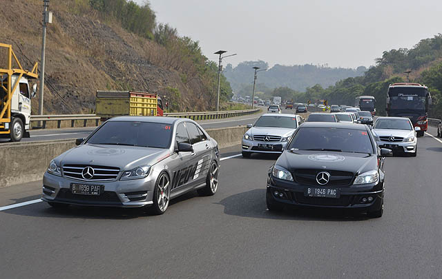 Highlights Short Touring MB W204 CI Jakarta ke Bandung  