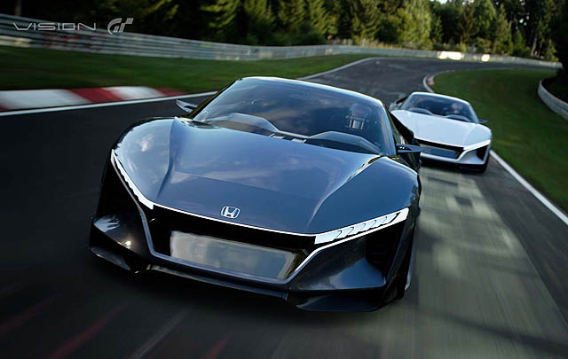 Honda 'Baby NSX' Jadi Konsep Vision Gran Turismo  