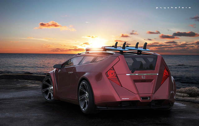 Honda Sportwagon Concept, Desain Agresif nan Futuristis  