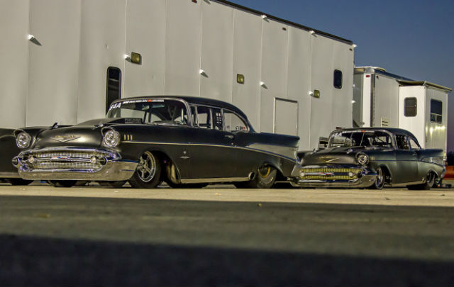 “The Beast & Evil Twin” Chevy 1957: Dua Monster Drag Week 2014”  