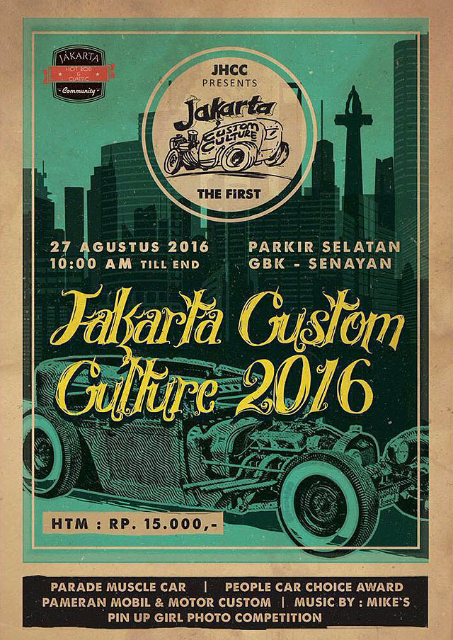 JHCC Siap Gelar 'Jakarta Custom Culture 2016'  