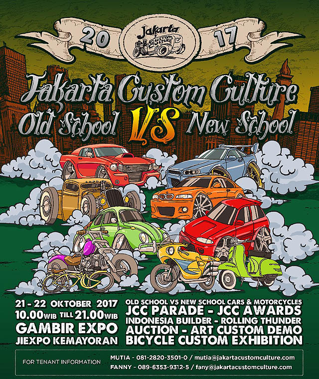 Jakarta Custom Culture 2017 Siap Digelar 21-22 Oktober  