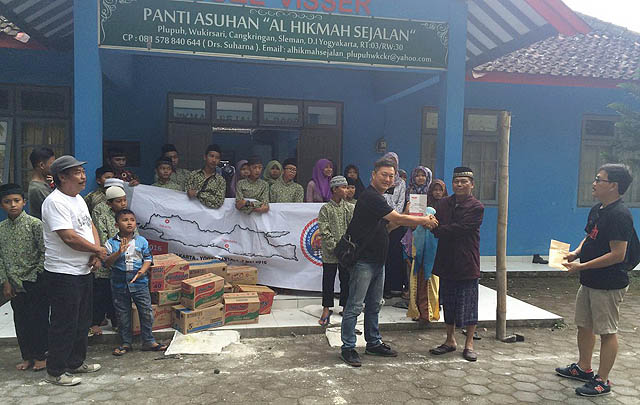 Turing ke Yogyakarta, JMC Baksos ke Panti Asuhan  