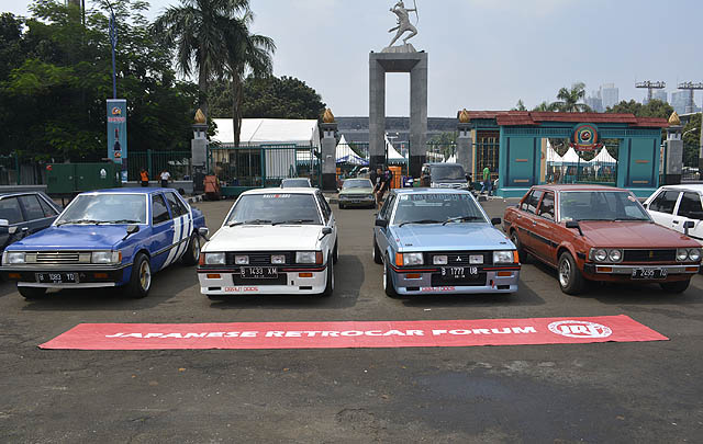 Japanese Retrocar Forum Gelar 'Kopdar' Jelang Puasa  
