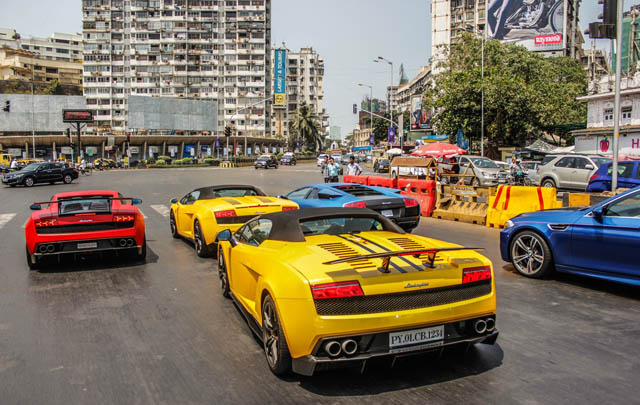 Highlights dari 'Lamborghini Brunch and Drive 2014' Mumbai  