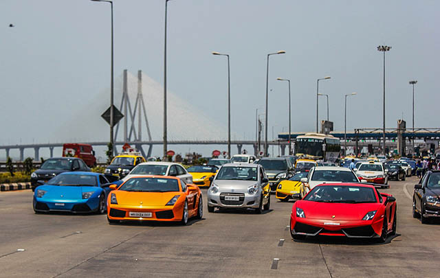 Highlights dari 'Lamborghini Brunch and Drive 2014' Mumbai  