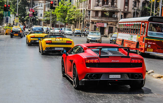 Highlights dari 'Lamborghini Brunch and Drive 2014' Mumbai  