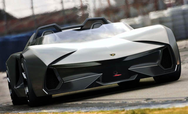Lamborghini Burlero, Konsep Supercar Listrik Tanpa Atap 