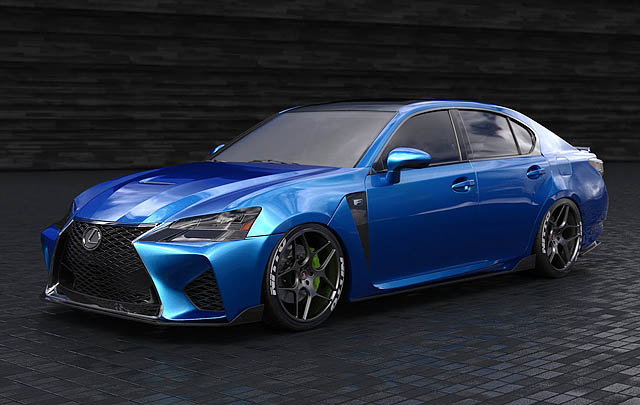 Mobil Kustom Perdana Lexus LC 500 Debut di SEMA Show 2016  