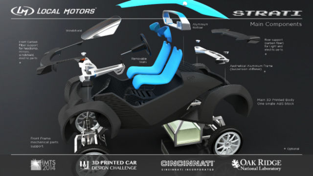 Strati: Mobil “3D Printed” Pertama di Dunia  