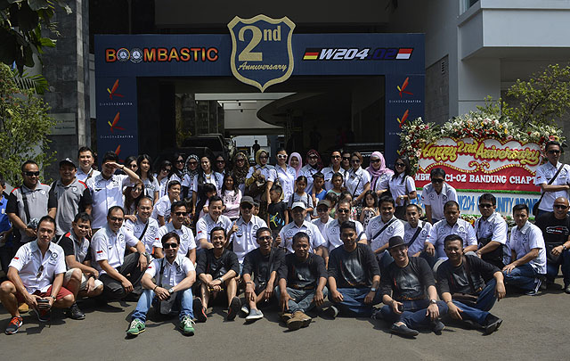 MB W204 CI Jakarta Hadiri HUT ke-2 MB W204.02 Bandung Chapter