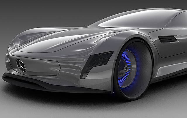 Inilah Konsep Mobil Super-Futuristik Mercedes-Benz  