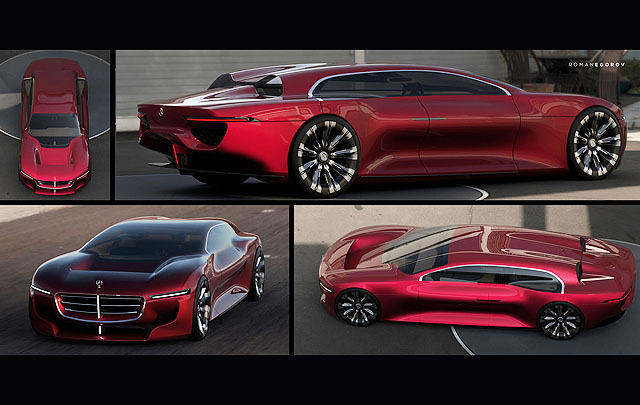 Ini Dia, Mercedes-Benz Limousine Concept Desain Paling Aerodinamis  