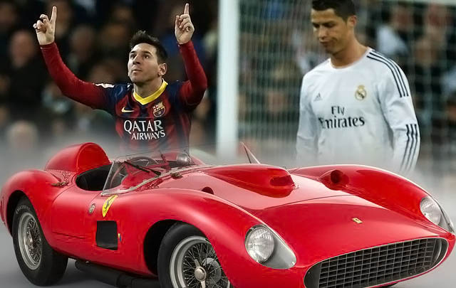 Lionel Messi, Kalahkan Ronaldo Dapatkan Ferrari Legendaris?  