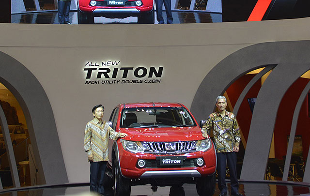 All-New Mitsubishi Triton Debut Pertama di GIIAS 2015
