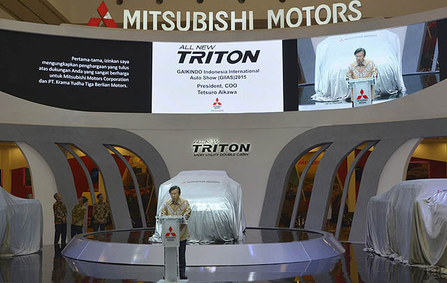 All-New Mitsubishi Triton Debut Pertama di GIIAS 2015