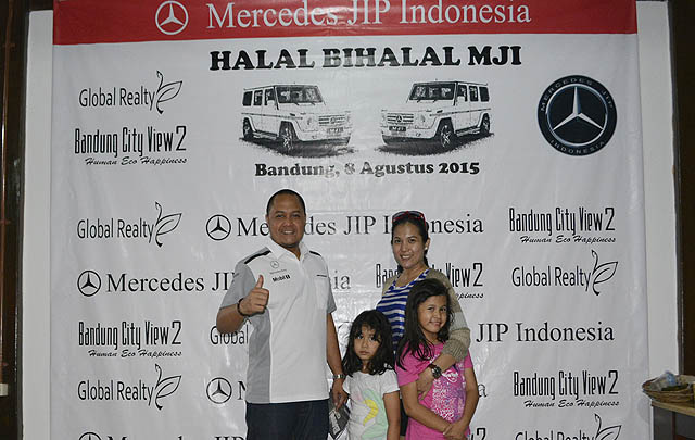 Konvoi 21 Mercedes-Benz G-Class Hadiri Halal Bihalal MJI