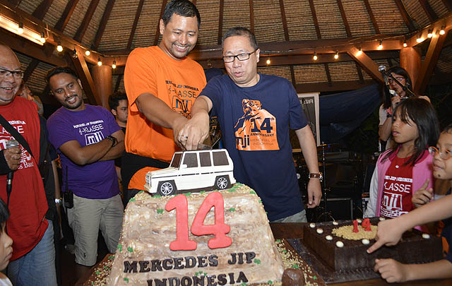 Highlights dari HUT ke-14 Mercedes Jip Indonesia