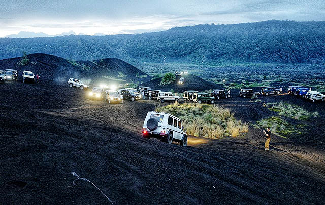 MJI Overland Touring Banyuwangi-Bali 2017 Jelajahi Kaldera Gunung Batur