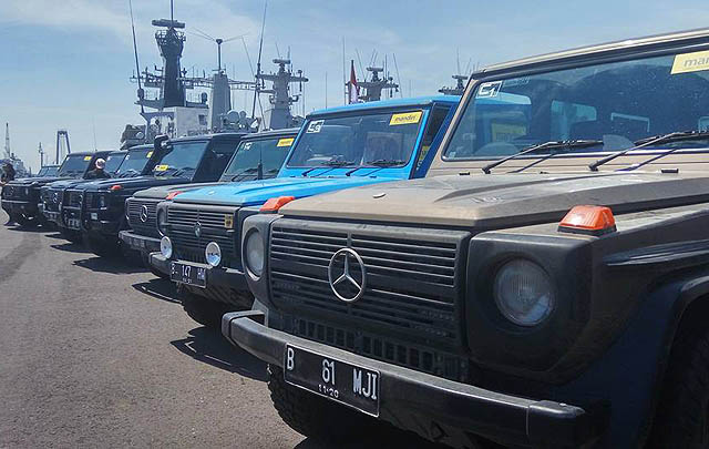 35 G-Class Ikuti MJI 'Long Touring 2016 Jakarta-Surabaya-Bromo'