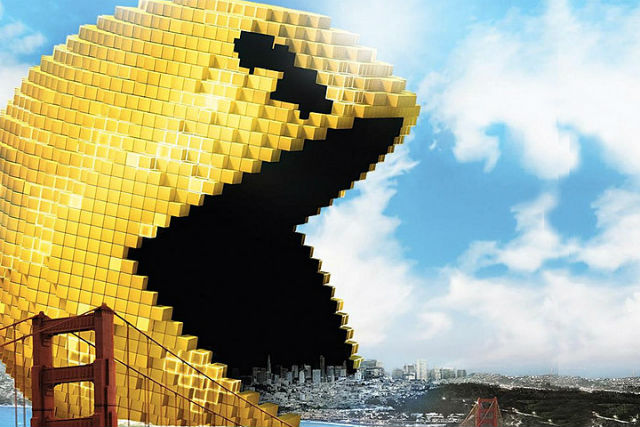 Pertarungan Mini Coopers Versus Pac-Man dalam "Pixels Movie"  