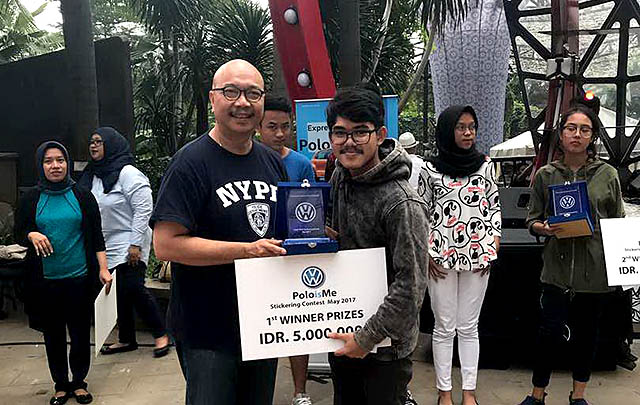 Adu Kreativitas Muda, Volkswagen Indonesia  Gelar 'Poloisme Stickering Contest'  
