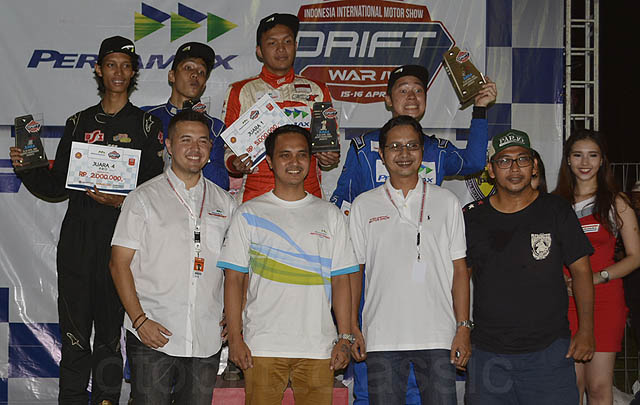 Rio SB Kuasai Podium Class Pro di 'Pertamax Drift War IV'  