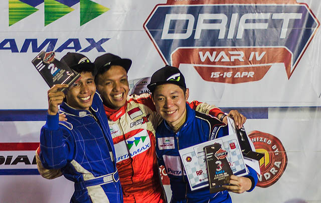 Rio SB Kuasai Podium Class Pro di 'Pertamax Drift War IV'  