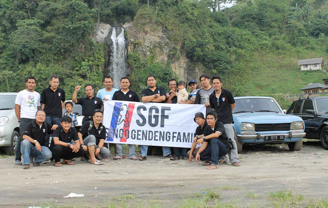 SGF Gelar Halal Bihalal di Air Terjun Bidadari  