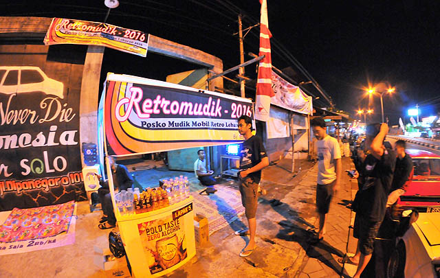 Lebaran 2016, SL Never Die Chapter Solo Dirikan Posko 'Retromudik'  