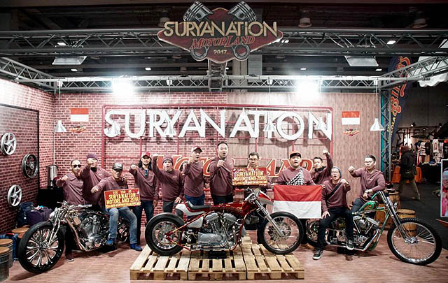 Motor Kustom Kreasi Anak Bangsa Pukau Juri di MBE 2018  