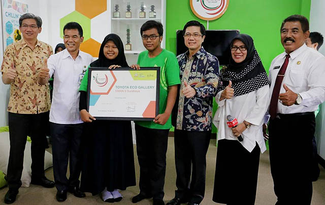 Toyota Bangun 'Eco Gallery' di Berbagai Sekolah di Indonesia  