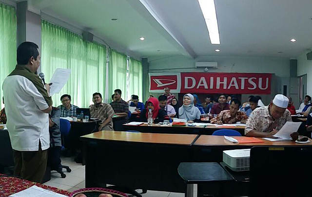 Gelar Training, Daihatsu Tingkatkan Kompetensi Guru SMK  