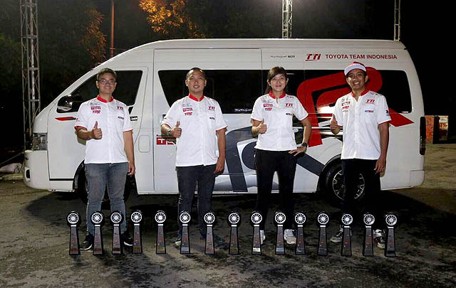 Toyota Team Indonesia Rebut Podium Pertama di 5 Kelas Kejurnas Slalom Seri I  