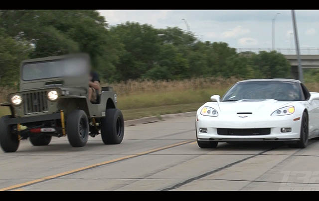 Wow! Jeep Willys Ini Kalahkan Corvette ZR1 (Video)  