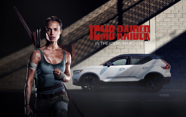 New Volvo XC40 Pamer di Tomb Raider  