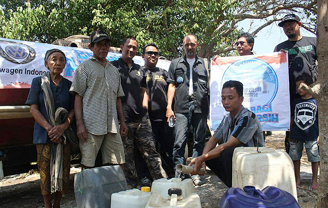Bantuan Air Bersih ke Gunung Kidul  