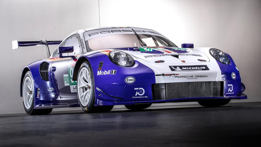 Porsche 911 RSR Pakai "Zirah" Legendaris di Le Mans  