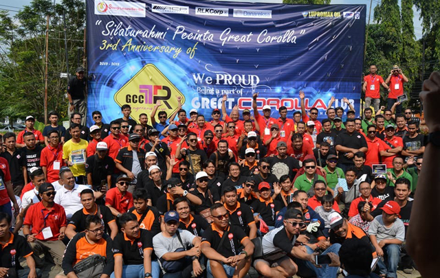 Ultah Ketiga Great Corolla Club Tangerang Raya Semakin Kompak  