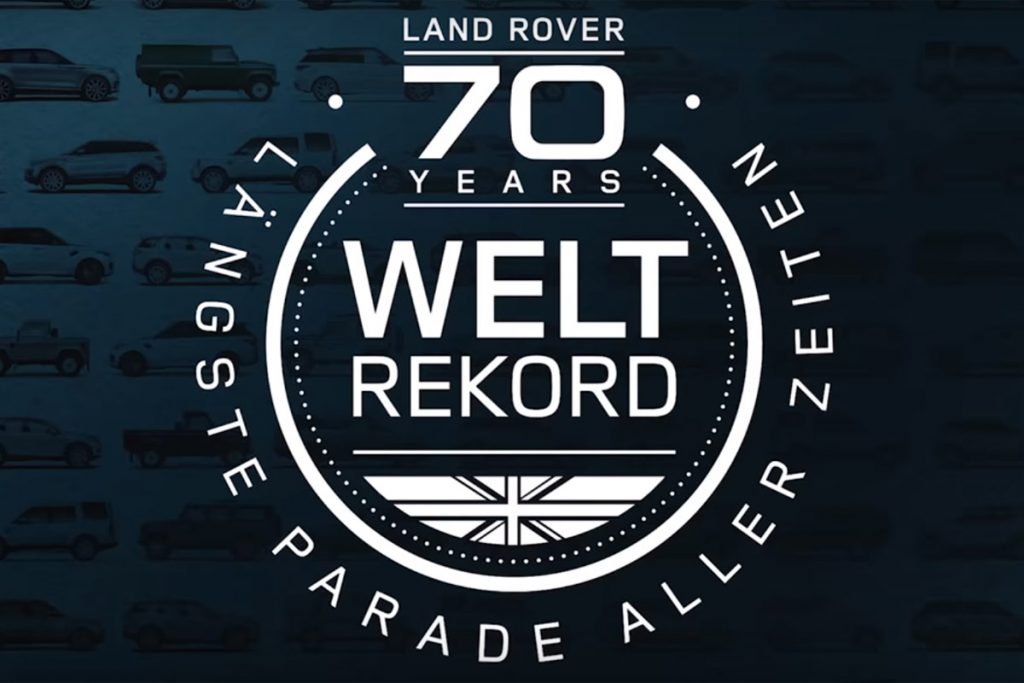 Parade 632 Land Rover Pecahkan Rekor Dunia  