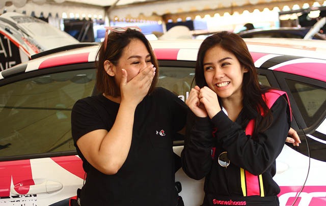Sissy dan Sasha Meriahkan Banteng Motorsport Sprint Rally  