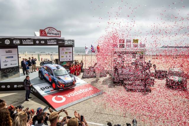 Menang di Rally de Portugal, Thierry Bawa Hyundai ke Puncak Klasemen WRC 2018  