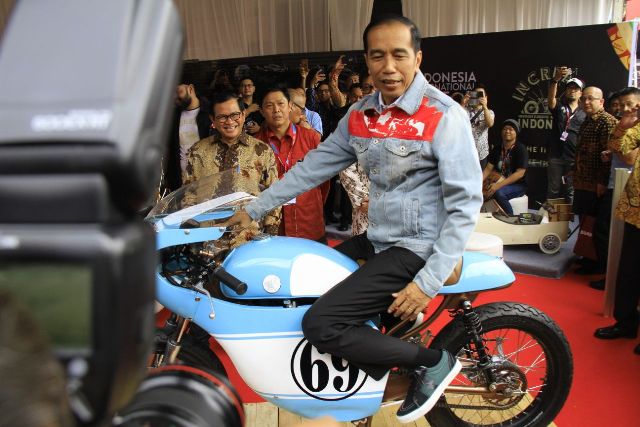 IIMS 2018: Presiden RI Jokowi Yakin dengan Mobil Listrik  