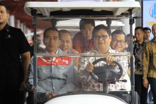 IIMS 2018: Presiden RI Jokowi Yakin dengan Mobil Listrik  