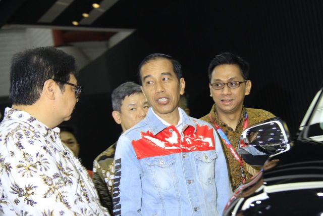 IIMS 2018: Presiden RI Jokowi Yakin dengan Mobil Listrik  